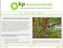 Tablet Screenshot of kpenvironmental.net